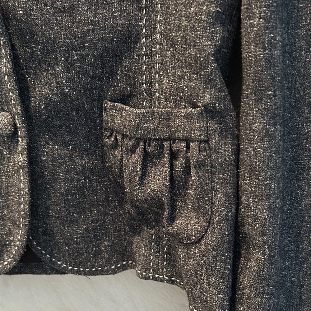 White House Black Market Dark Grey Blazer - Picture 4 of 10